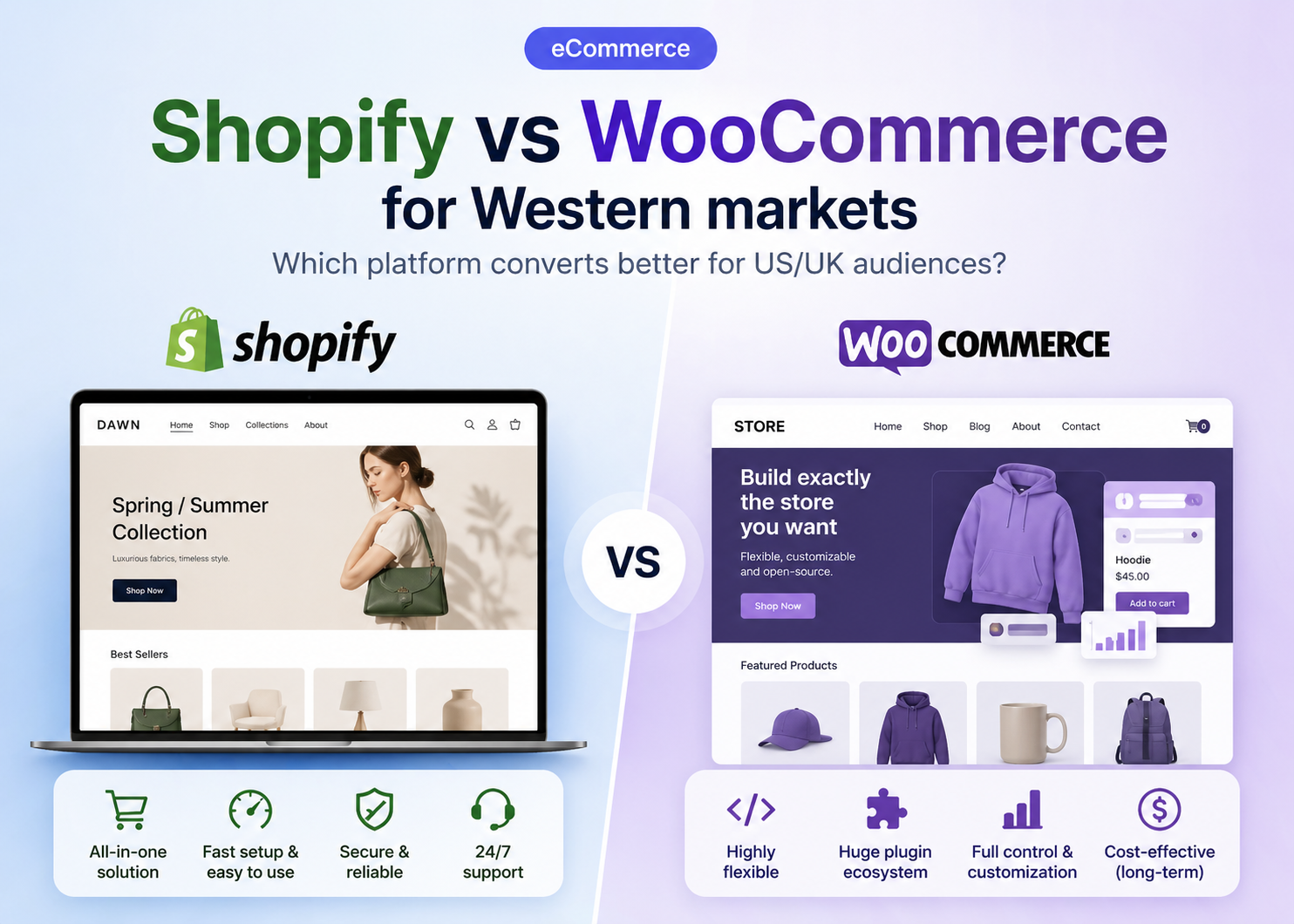 WooCommerce vs Shopify