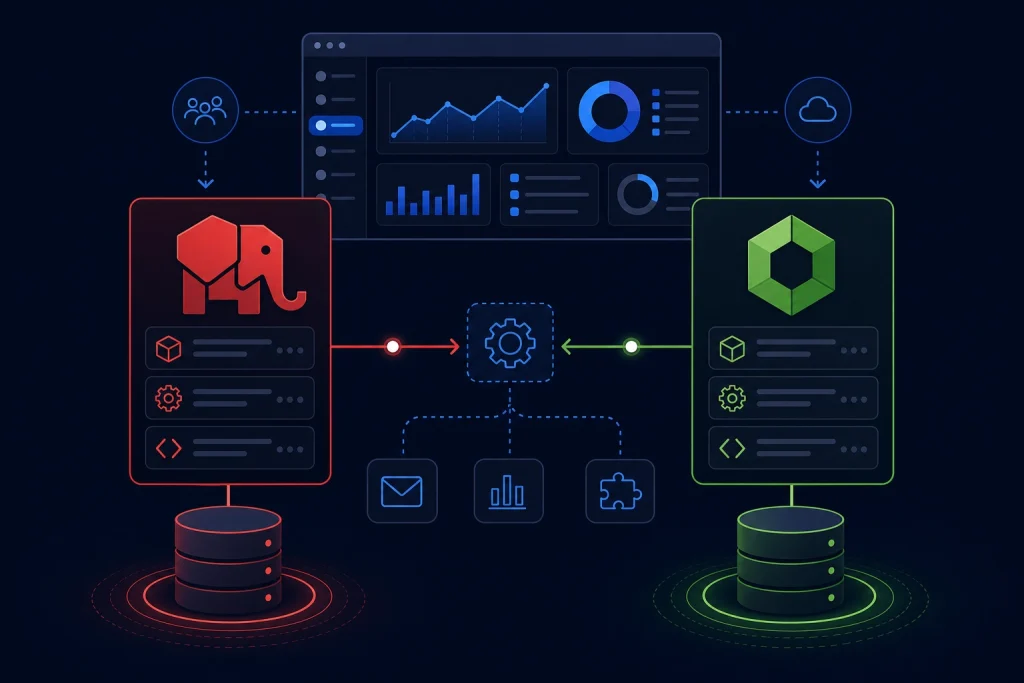 Laravel and Node.js comparison for business application development